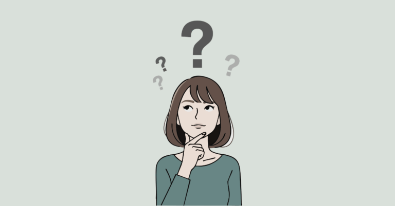 Indecisione cronica L'immagine mostra una figura di donna pensierosa, con dei punti interrogativi sopra la sua testa, per rappresentare il dubbio e l'incertezza